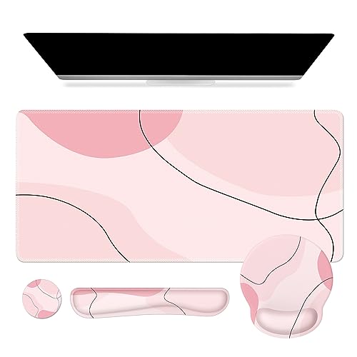 Tapis de souris gaming grand format contre la douleur au poignet iCasso