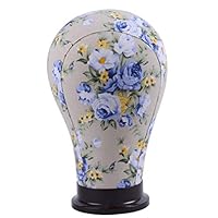 Canvas Block Wig Head Mannequin Manikin Head Wigs Making Display Head