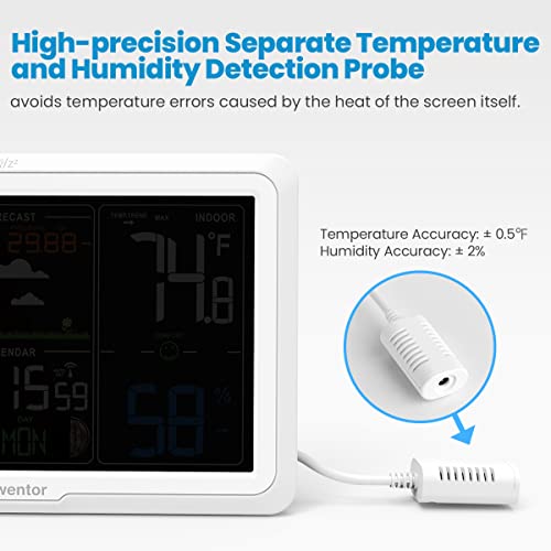 Newentor Q7-WHITE Weather Station Wireless Indoor Outdoor thumb #3