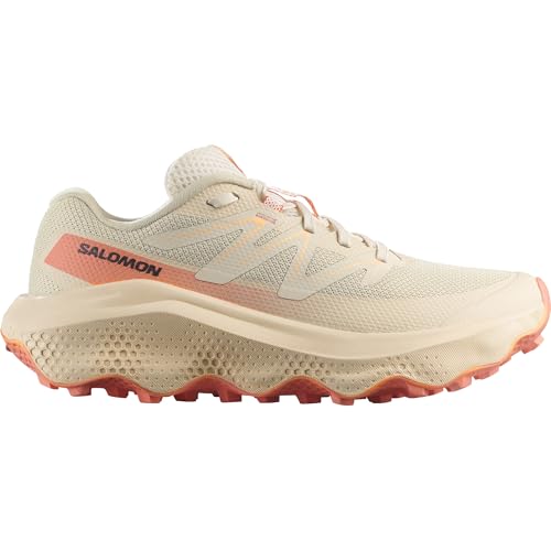 Salomon mujer Ultra Flow 2, zapatillas de trail running versátiles y cómodas, perfectas para excursiones y trail running en aventuras al aire libre, Almendra, 44