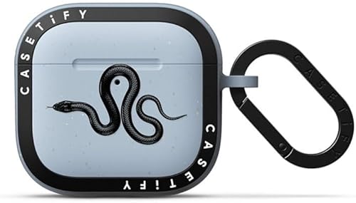 Miniatura 18 de CASETiFY Bounce - Funda para AirPods (4.ª generación) con anillo [probada contra caídas de grado militar, protección contra caídas de 6.6 Carbón -