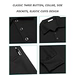Deyeek Men's Polo Shirts Long Sleeve Golf Polo Shirts for Men Quick Dry UPF 50+ Sun Protection Polos Casual Collared Shirts - Image 3