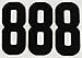 N-Style 6" Numbers - 7/White