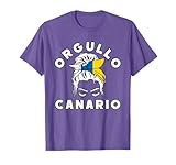 Orgullo Canario Bandera de Canarias Moño Desordenado Cinta Camiseta