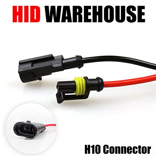 Image of AC HID Xenon Replacement Bulbs - H10 / 9140 6000K - Light Blue (1 Pair)