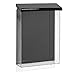 Produktbild DIN A4 Prospektbox/Prospekthalter/Flyerhalter im Hochformat, wetterfest, für Außen, mit Deckel, aus glasklarem Acrylglas - Zeigis®