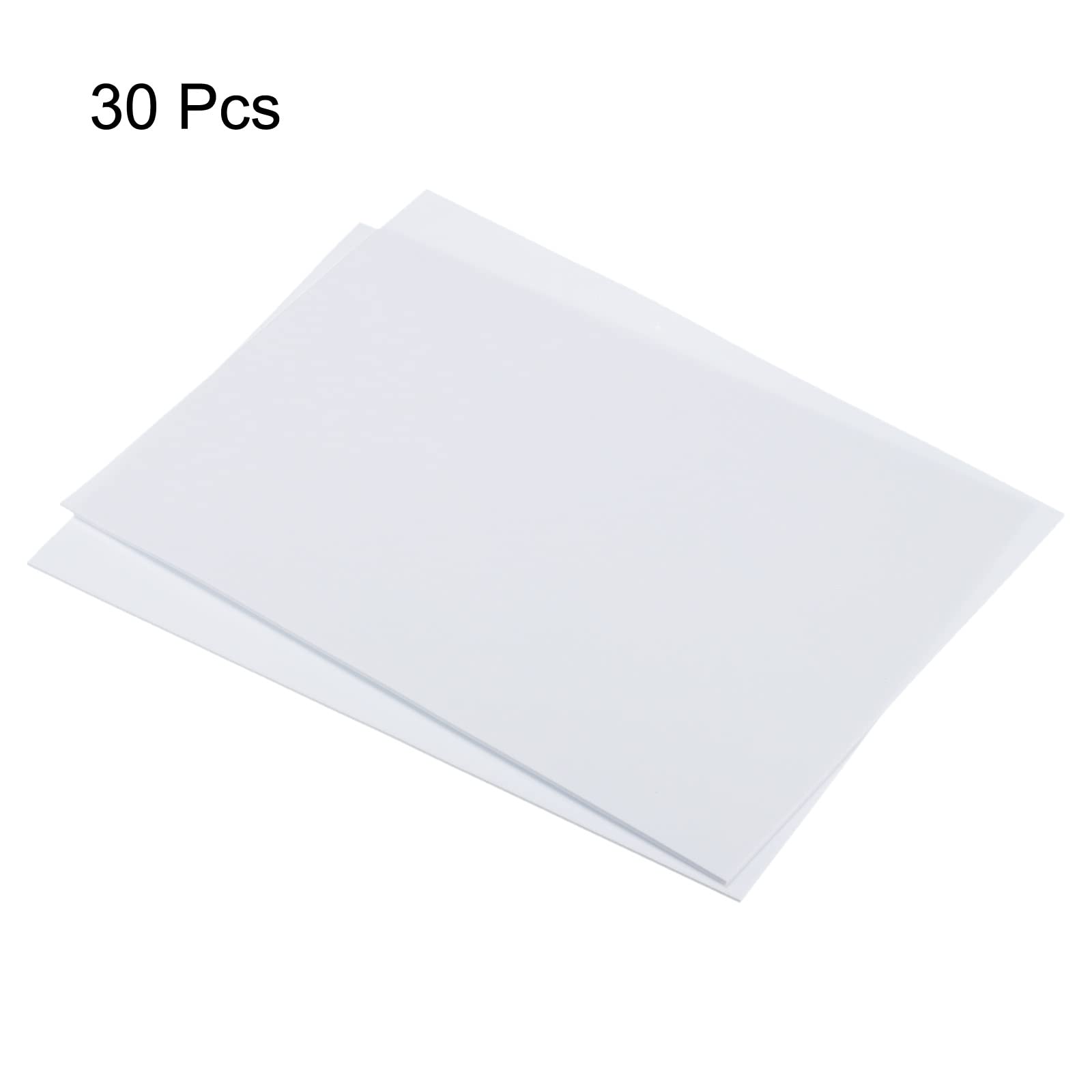 sourcing map Espuma EVA Hojas Blanco, Espuma para Tapizar 12 Pulgadas x 9 Pulgadas Espesor 2mm, para Artesanías DIY, Paquete de 30
