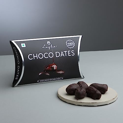 Image of LOYKA Choco Dates - 6 Pc|Seedless Dates Coated With Dark Choco|Uae Dates|Finger Food Dessert (42 Gm) - Fresh