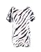 Marc New York Performance Women's S/s 2-Fer Pullover W/ Woven Alligator Tie Dye