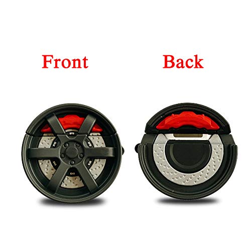 Case Cover For Apple Aripods Pro, Aripods Car Wheel Case Compatible With Apple Aripods 1 Earbuds Accessories For Apple Aripods 2 (Airpods Pro,Red) #TOP1