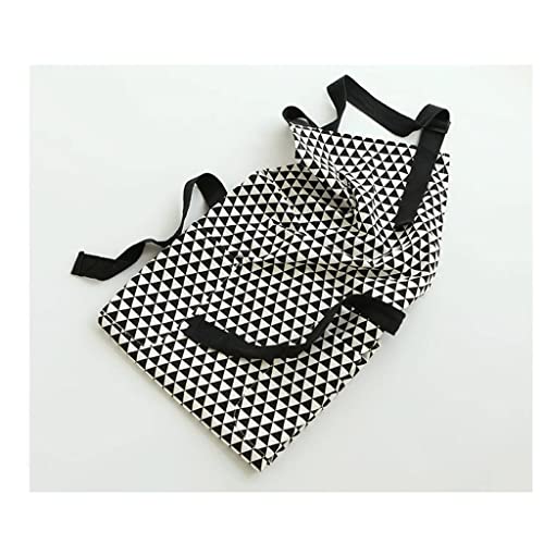 Tablier de cuisine SSDD 8337 en pure coton noir avec sangle réglable - 6