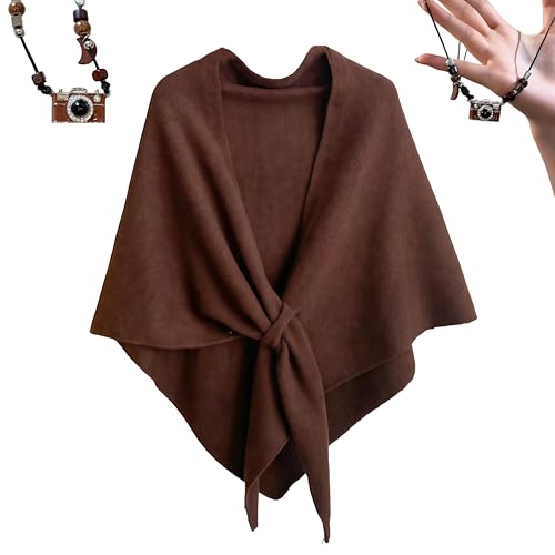 2025 New Pashmina Wraps for Women - Curetoaway Women's Solid Color Shawl, Casual Soft Comfortable Shawl for Daily Wear