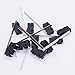 Twidec/10Pcs Mini Micro Limit Switch 5A 125 250V AC SPDT 1NO 1NC Very Long Straight Hinge Lever Arm Switch Snap Action Button Type 3 Pins KW11-3Z04