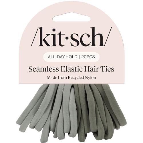 Kitsch Nylon Hair Ties No Damage - Stretchable Bands for All-Day Hold, 20 Pcs - image 1