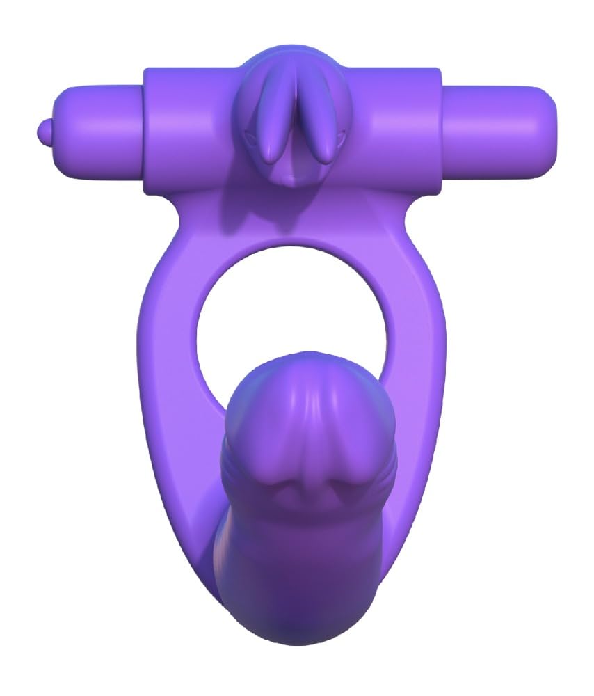Fantasy C Ringz Doppio Anello per Penne Coniglio con Dildo - 1 Prodotto