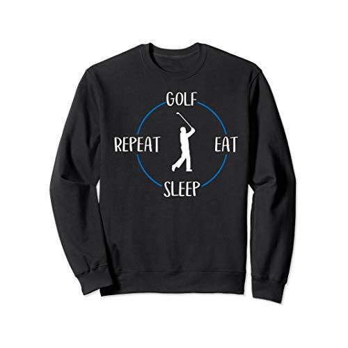 Golf Eat Sleep Repeat Geschenk Für Golfer & Golfspieler Sweatshirt