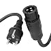 Produktbild hb-digital 5m Betteri BC01 Buchse auf Schutzkontakt Euro-Stecker Anschlusskabel für Microwechselrichter 3 x 2,5 mm² H07RN-F Gummikabel Photovoltaik Solar AC Kabel Balkonkraftwerk IP44 Verbindungskabel
