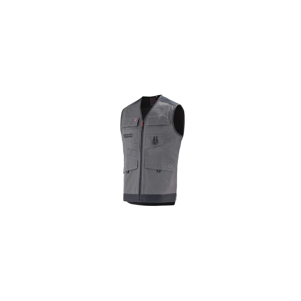 Chaleco Lafont Trowel charcoal negro resistente para vestuario laboral y construcción 5