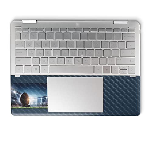 Image of MightySkins Carbon Fiber Skin Compatible with HP Spectre x360 14 inch (2022) Full Wrap Kit - Big Game | Protective, Durable Textured Carbon Fiber Finish | Easy to Apply | Made in The USA