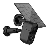 【IP65 impermeable】 la cámara solar adopta impermeable IP65 para garantizar que la cámara no sea fácil de ser dañada por la lluvia. La cámara de batería recargable es soporta una diversión de mal tiempo, tal como, tormenta, resistencia al calor y resistencia a la nieve.