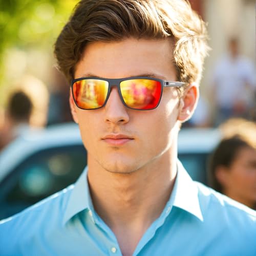 image for ZENOTTIC Polarized Sunglasses for Men Lightweight TR90 Frame UV400 Pro