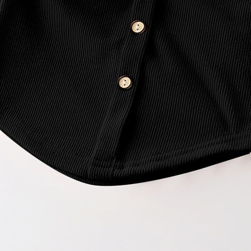 Crewneck Sweater for Toddler Girls Boys Casual Fall Winter Tops Kids Ribbed Pullover Sweatshirt Soft Shirt Tops Oversized3