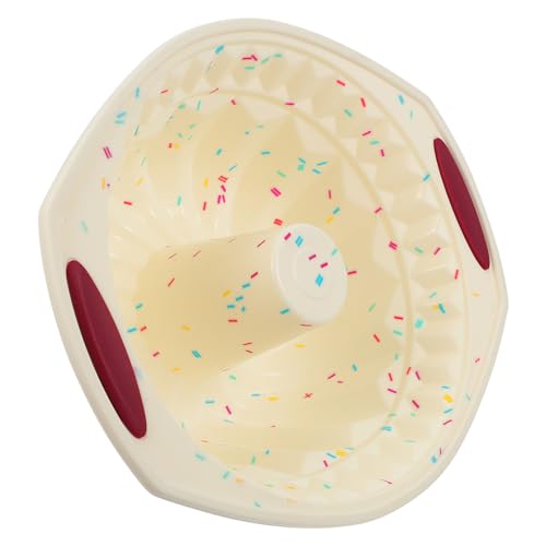 CIYODO Stampo Savarin in Silicone Alimentare Antiadherente per Forno Rimovibile e Facile da Pulire per Dolci Pane e Cioccolatini