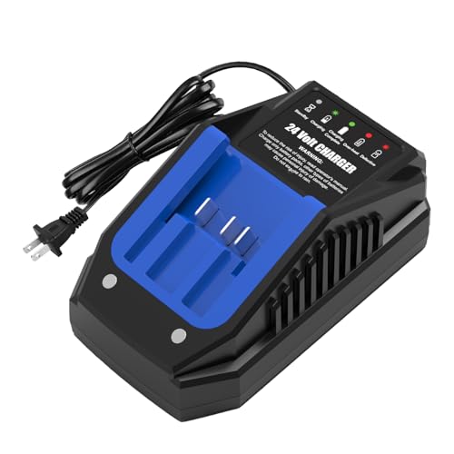 BECDXPal Replacement for Kobalt 24V Battery Charger - 3A Fast Charging with Multi-Protection Wall-Mountable & LED Indicator Fits for Kobalt 24V Power Tools