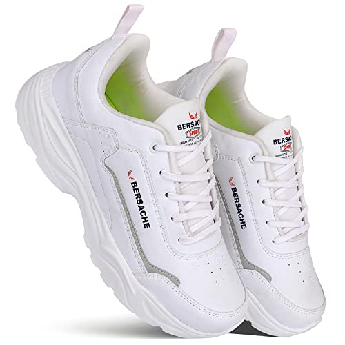 Image of BERSACHE Premium Sports,Gym, Trending, Stylish Running Shoes for Men (Blue)