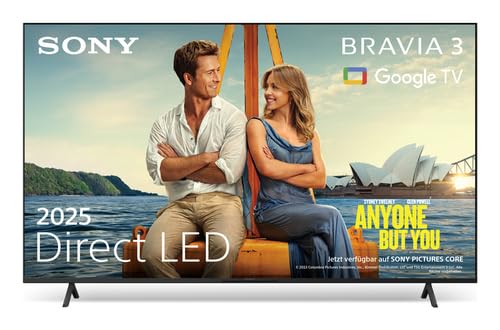 SONY BRAVIA 3 K43S39BP Smart TV LED UHD 43' 4K GOOGLE TV SAT DVB-T2, HEVC MAIN 10