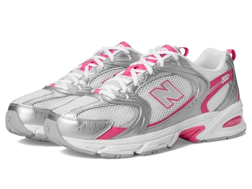 New Balance Women's 530 Metallic Silver/Pink