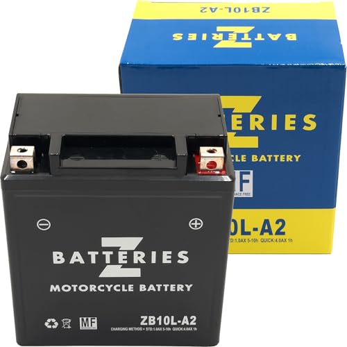 Z BATTERIES �o�C�N�o�b�e���[ YB10L-A2 ���A�T �݊� ZB10L-A2 �V�[���h�^ AGM �[�d�ς� FB10L-A2 SB10L-A2 BM10L-A2 Z1 (900SUPER4) Z2 (750RS/Z750FOUR) Z250F