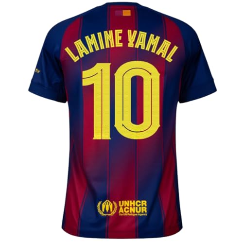 Lamine Yamal #10 Men’s Soccer Jersey Fan Edition – Short Sleeve T...