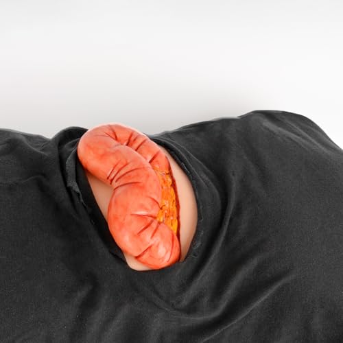 Image of Adhesive Eviscerated Intestine Simulator, Open Abdominal Wound Packing Trainer, Large Intestine Simulator for Wound Care Practice, Medical Education Tools