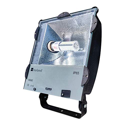 Haeusler-Shop HQI 4760 - Foco para exteriores (incluye bombilla inteligente LED de 75 W, 6000 K)