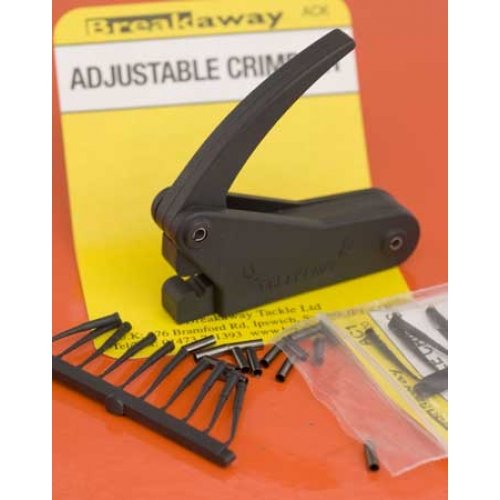 Crimp Tool and EXTRA Pack of 20 Crimps by Breakaway Tackle