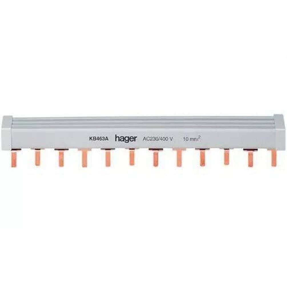 Hager Gray/Yellow Kb Comb Rail - Kb463a