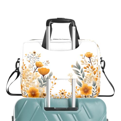 Bolso para portátil hoja tropical de girasol 15.6 pulg miniatura 6