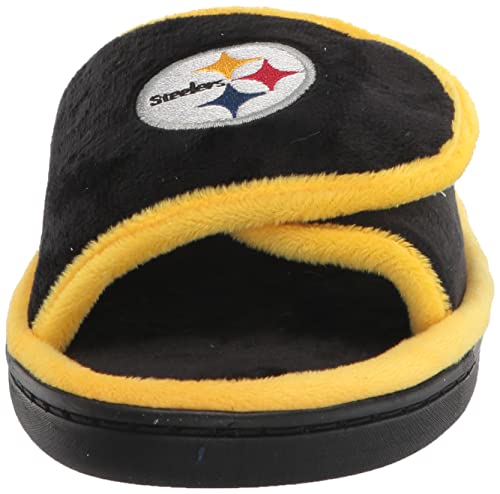 Pittsburgh Steelers Memory Foam Slipper Slide - Mens Medium #TOP1