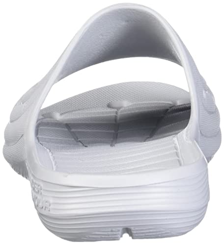 Under Armour Women's Locker Iv Slide Sandal, (100) Mod Gray/Mod Gray/White, 7 #TOP2