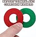 Fiber Battery Terminal Anti-Corrosion Washers, 12 Pcs Red Green for Car Truck Boat Motorcycle Battery Terminals