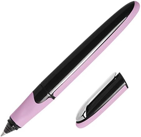 Online rollerball pen Air Green, ergonomic ink pen for school/college, soft triangle shape, for left- and right-handed, standard ink cartridges, refillable, ideal for beginners, pupils & students