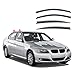 SANJIAOJIA Visières Fenêtre Côté Voiture pour BMW 3 Series i E90 2005-2010, Voiture Déflecteurs Vent Fenêtre Latérale Pare-Pluie Pare-Solei Pare-Vent Auvents Abris Visière D'aération Fenêtre