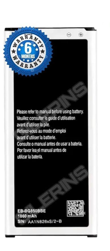 Image of ‎Original EB-BG850BBE-1860mAh Battery for Samsung Alpha G850F G850 G850M 850T G850Y Battery with 6 Month Warranty**** (EB-BG850BBE)