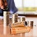 HFKPJRT 192 Pcs Coin Rolls Wrappers, Bulk Preformed Coin Wrappers for All Coins, Quarters, Pennies, Nickels and Dimes Rolls Wrappers for Bank Office Home School