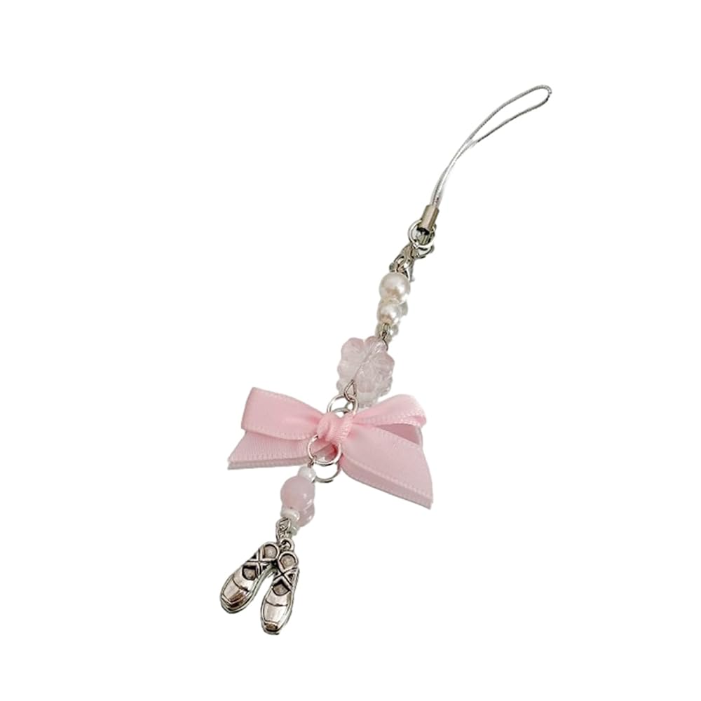 Amazon.com: Misright Pink Dance Shoes Keychain Delicate