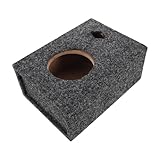 SOIMISS Auto Subwooferbox 5 Zoll Kompakt mit Hochtonöffnung Fahrzeug Lautsprechergehäuse aus Robustem Material Platzsparend für Auto Audio Selbstgemacht und Multimodell Kompatibilität