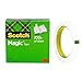 Scotch Magic Tape, Invisible, Home Office Supplies and Back to School Supplies for College and Classrooms, 1 Roll