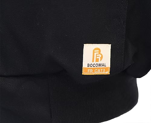 Image of BOCOMAL FR Jacket Insulated Flame Resistant Duck Hooded Coat Outwear CAT4