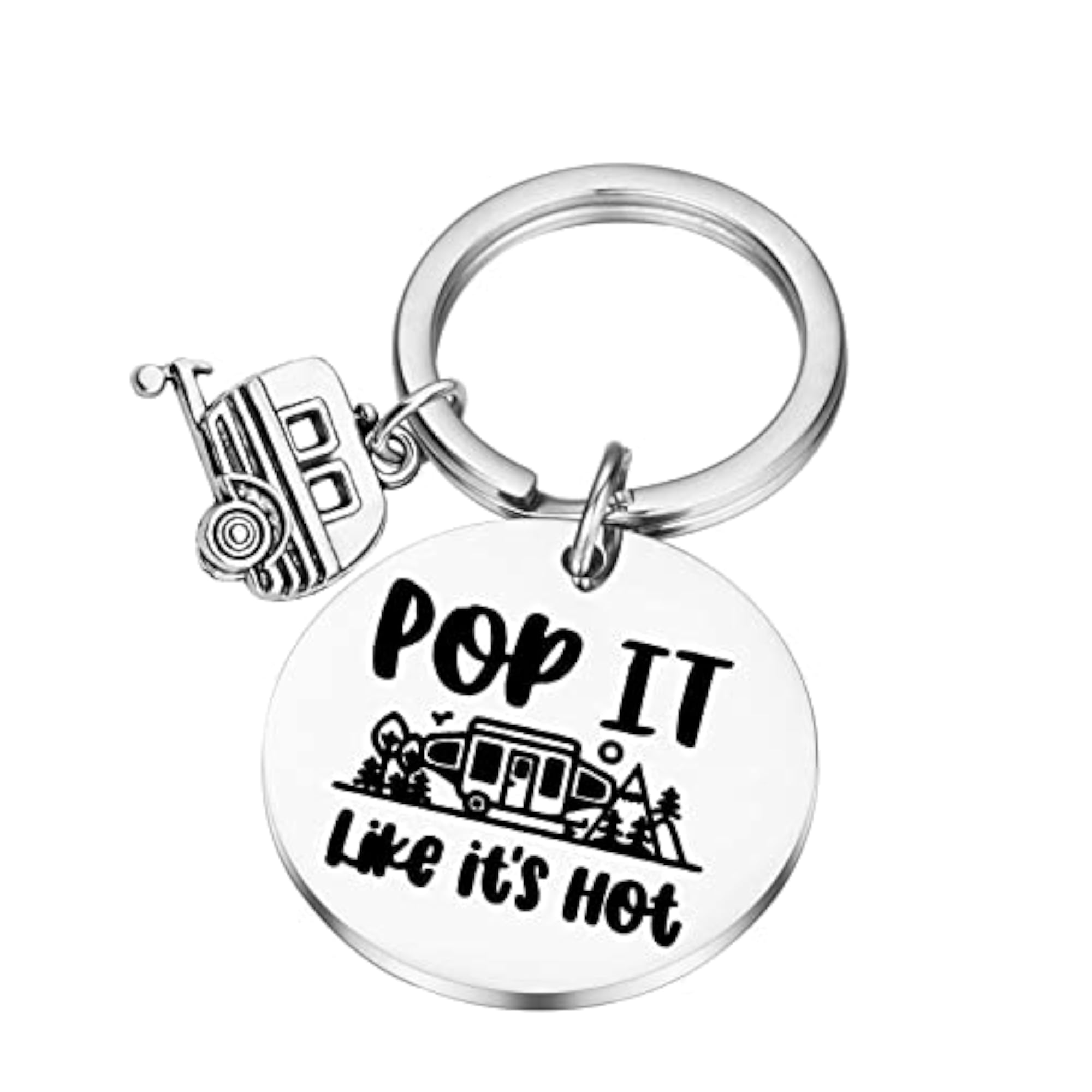 RV Camping Keychain for Camper Lovers